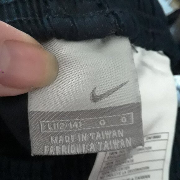 Ladies Nike Track Pants Size 12-14 Dark Blue and White - Picture 3 of 9